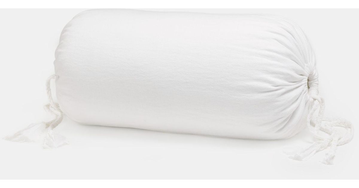 Vince Cotton Matteo Custom Bolster Pillow In White Lyst