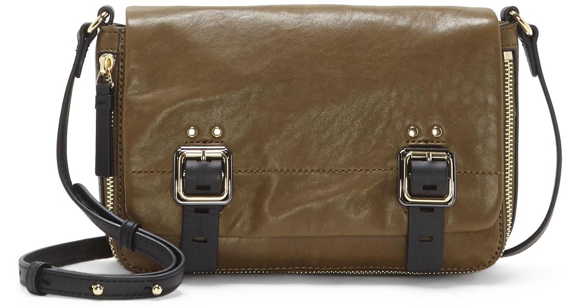 vince camuto delos leather tote