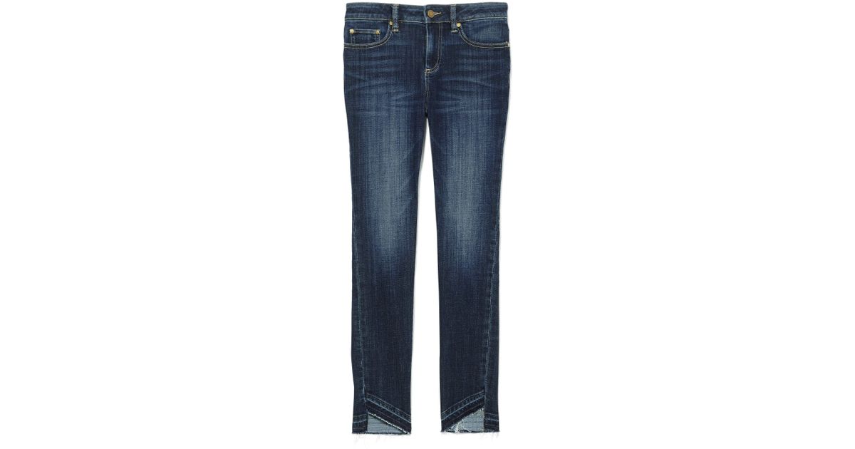 vince camuto angled hem jeans
