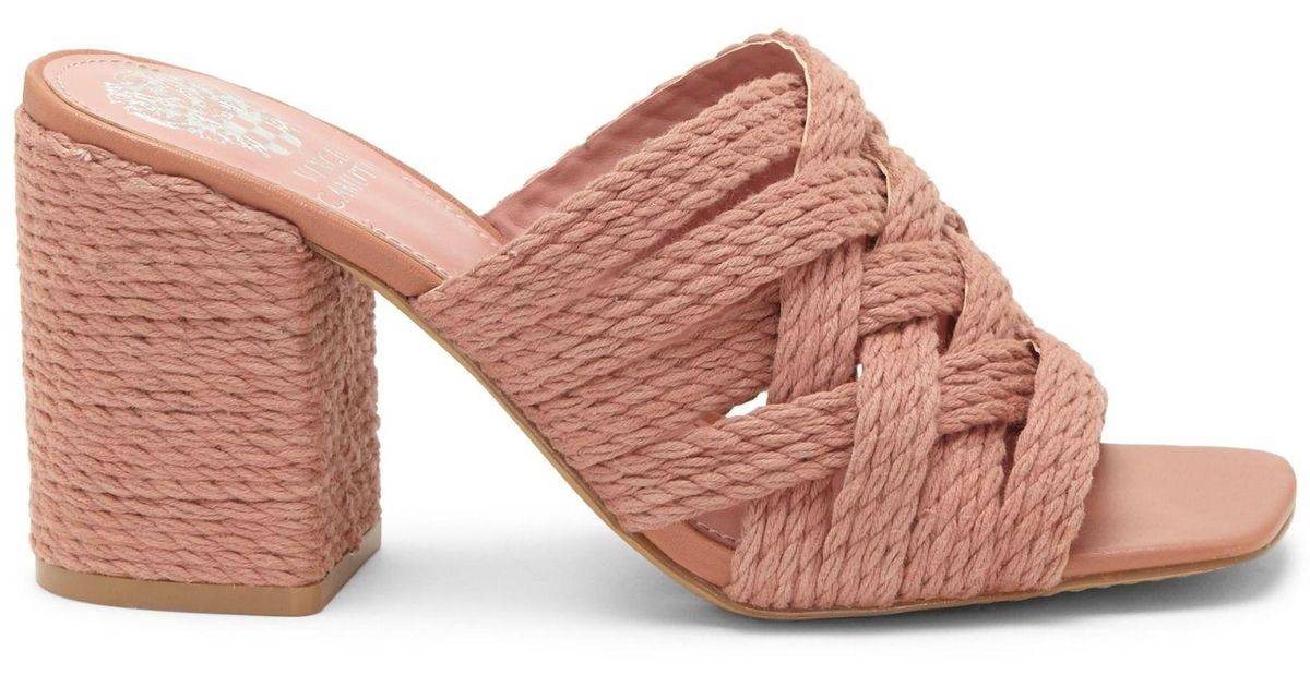 vince camuto elanora woven platform mule