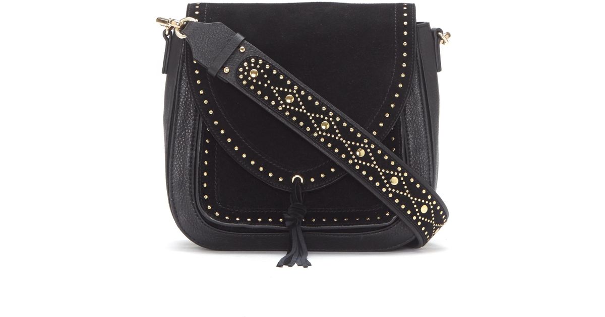 vince camuto studded luggage