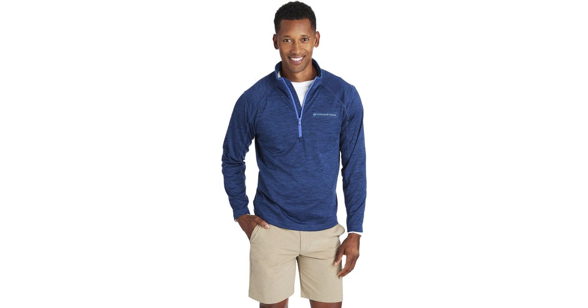 vineyard vines performance quarter zip