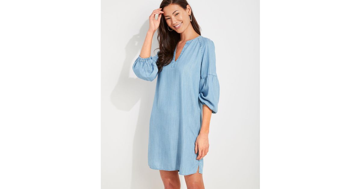 vineyard vines chambray dress