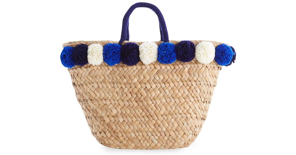 Lyst Vineyard Vines Kayu Pom Tote In Natural