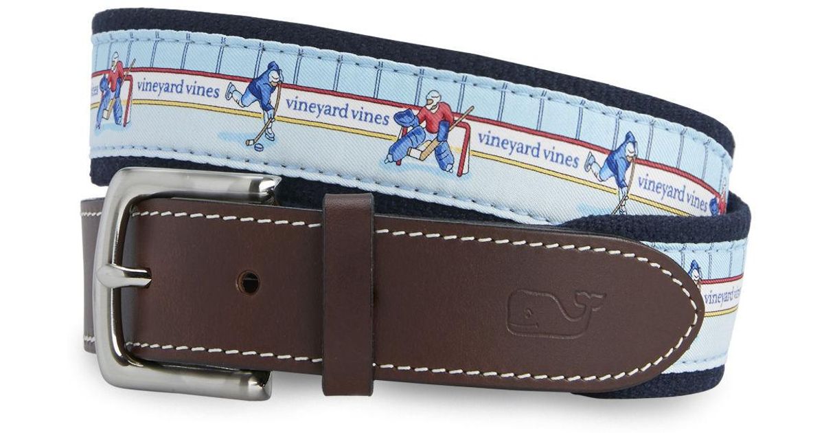 vineyard vines hockey belt