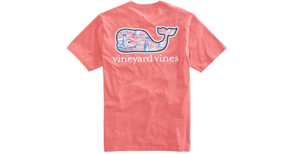 red vineyard vines shirt