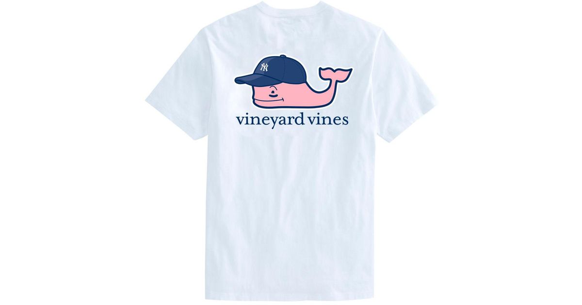 Vineyard Vines Cotton Adult New York Yankees Baseball Cap Pocket T ...