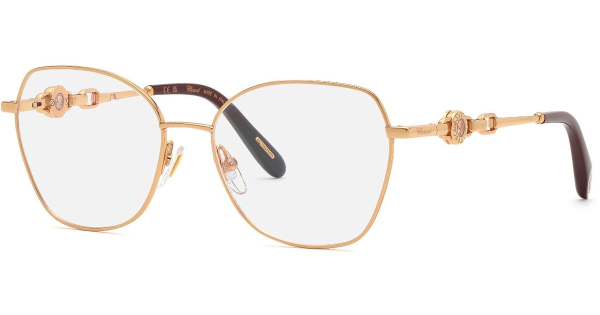 Chopard Vchm16S 08Fc Optical Frames Metal Geometric in Black | Lyst UK
