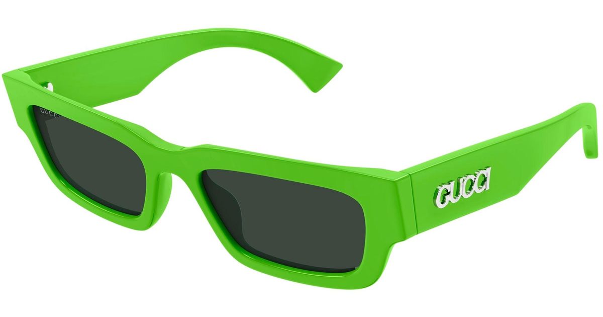 Gucci Gg1838S 004 Sunglasses Acetate Squared in Green for Men