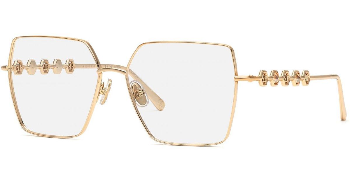 Ecd Frames Philipp Plein Vpp071S Plein Delight 300 Optical Frames Metal Geometric ...