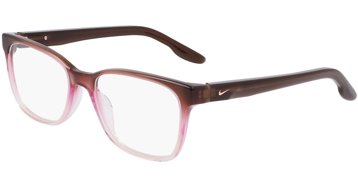Nike 7177 277 Optical Frames Acetate Squared Normal in Black | Lyst UK