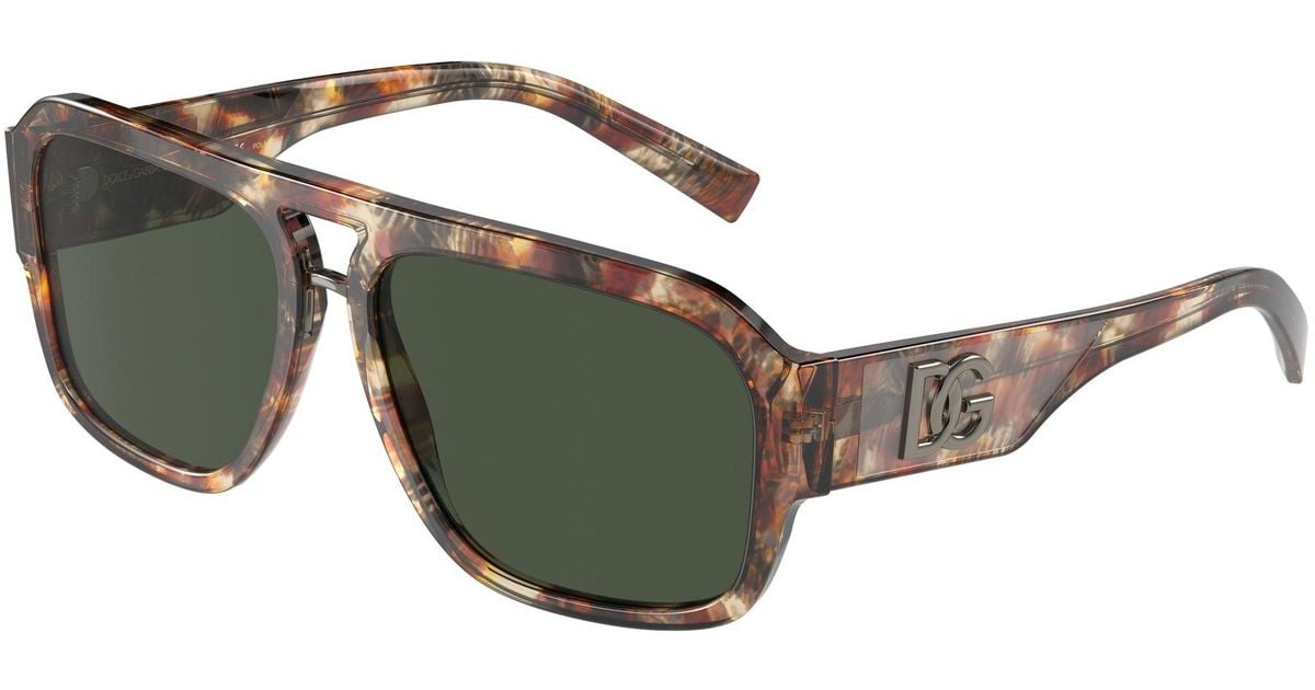 Dolce & Gabbana Dg4403 33589A Sunglasses Plastic Pilot Polarized in ...