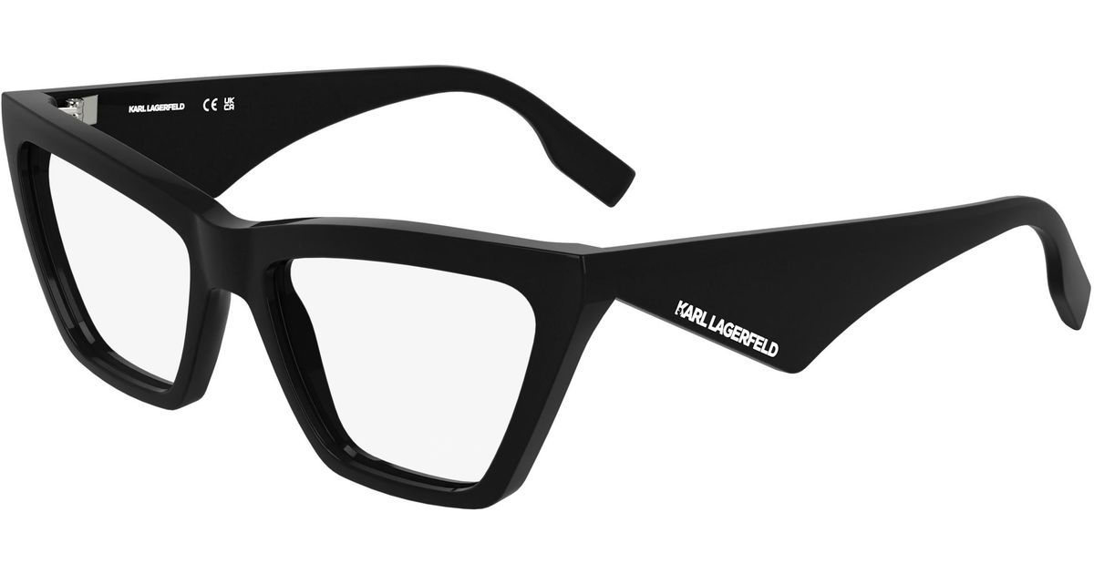 Bio Cat Inject KARL LAGERFELD Kl6195 001 Optical Frames Bio-Inject Cat Eye Normal in ...