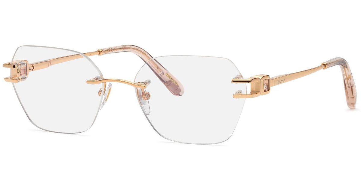 Chopard Vchm46S 8Fcks2 Optical Frames Metal Squadrata in Black | Lyst UK