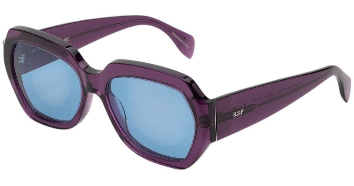 Retrosuperfuture Xfs Nala Melanzana Sunglasses Acetate Light Squared ...