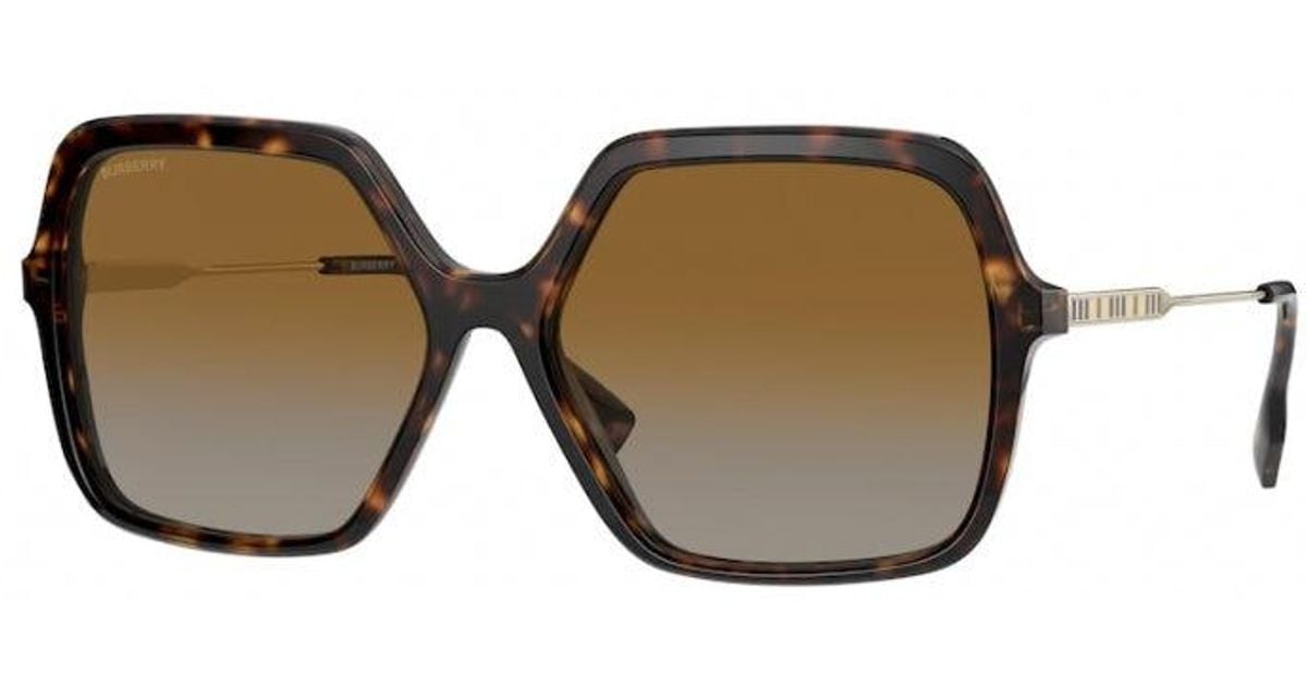 Burberry Be4324 3002T5 Sunglasses Plastic Squared Polarized Nuanced in ...