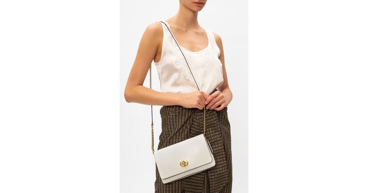 COACH 'crosstown' Shoulder Bag in Natural Lyst