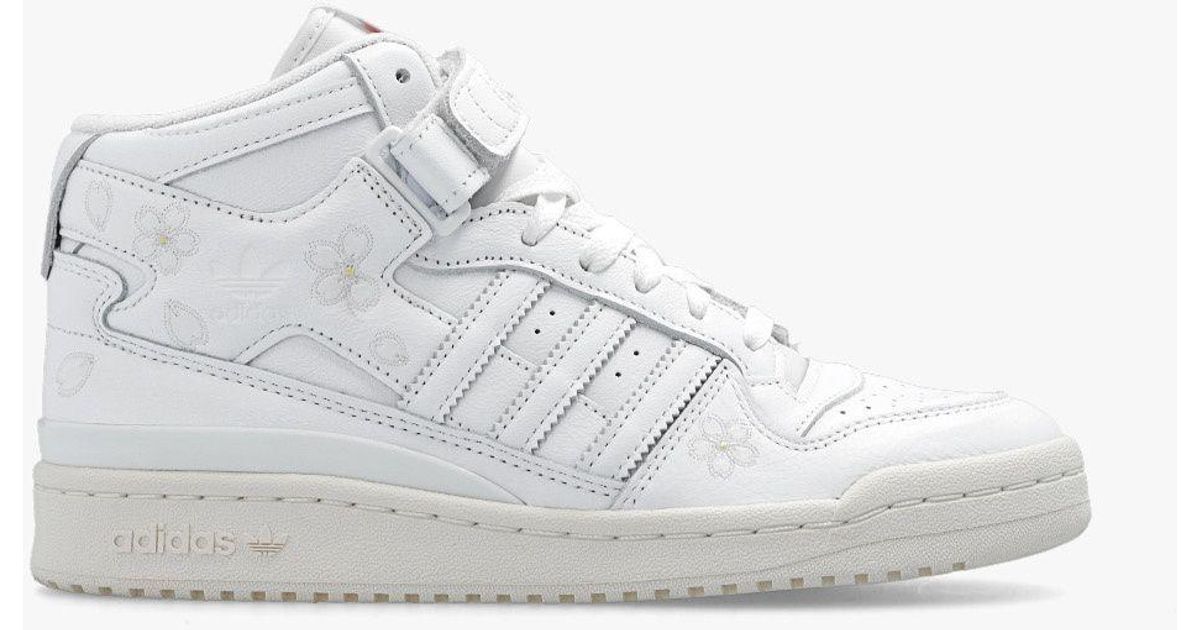adidas Originals 'forum Mid Hanami' Sneakers in White | Lyst