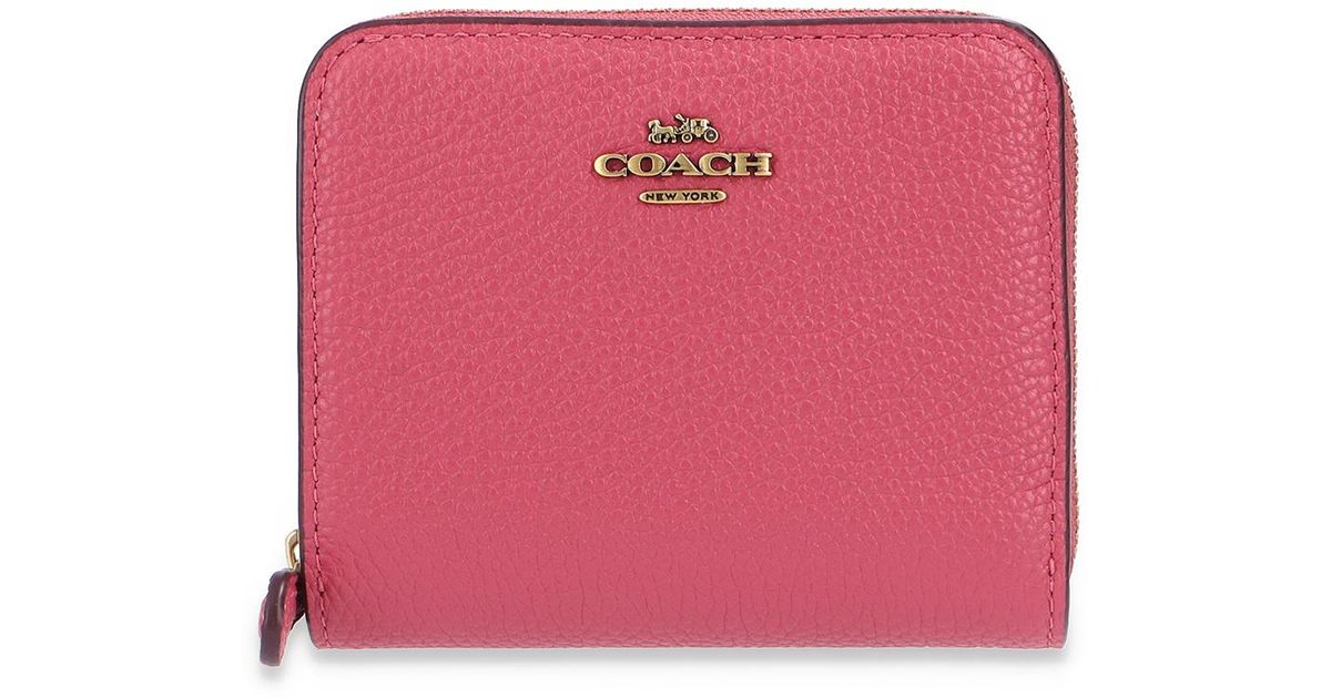 Coach Wallet Coin Change Purse ID Pink Plaid Zip W/ O… - Gem