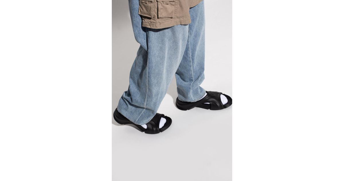balenciaga patent slides