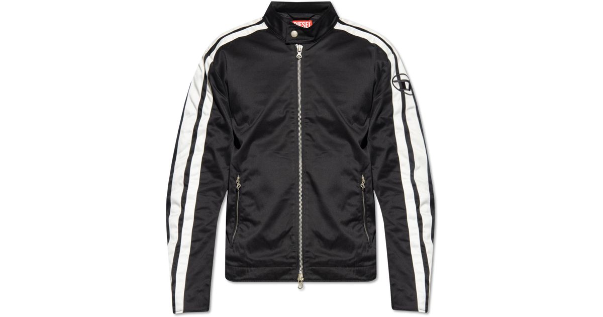 Diesel J-Beck ライダースジャケット Men's Biker jacket in padded cotton with bands | Multicolor