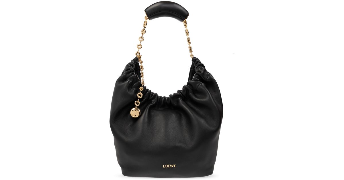 Loewe 'squeeze Small' Shoulder Bag in Black | Lyst