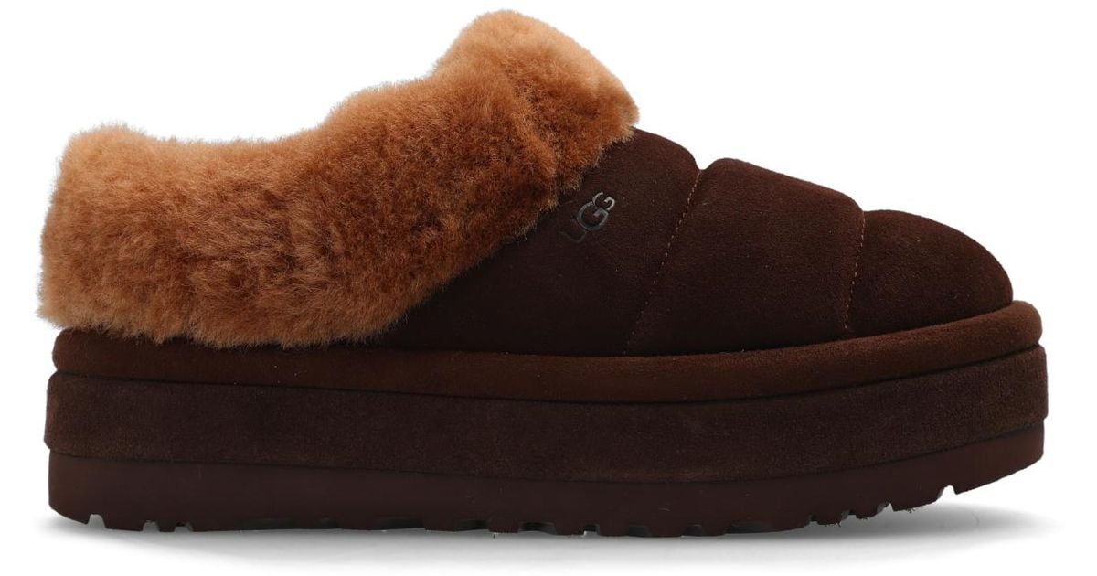 UGG 'tazzlita' Suede Platform Boots, in Brown | Lyst