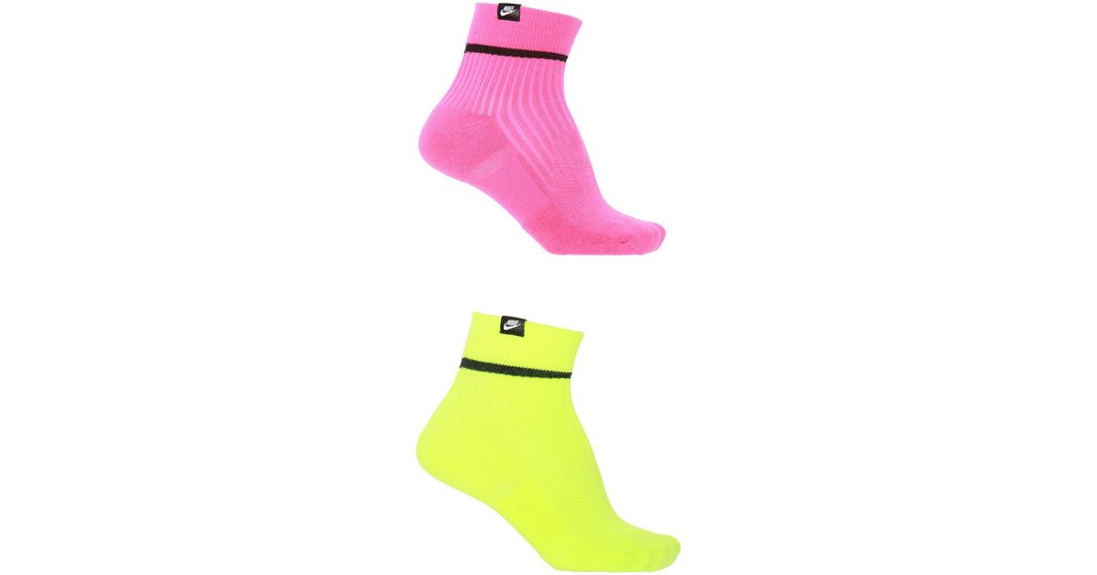 Nike Synthetic Hi-vis Neon Socks for Men | Lyst