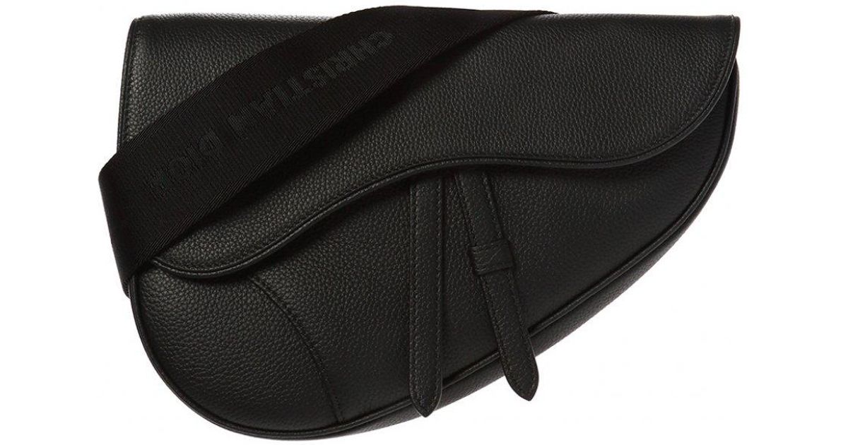 Saddle Pouch Black  Mens Dior Shoulder Bags ⋆ Rincondelamujer