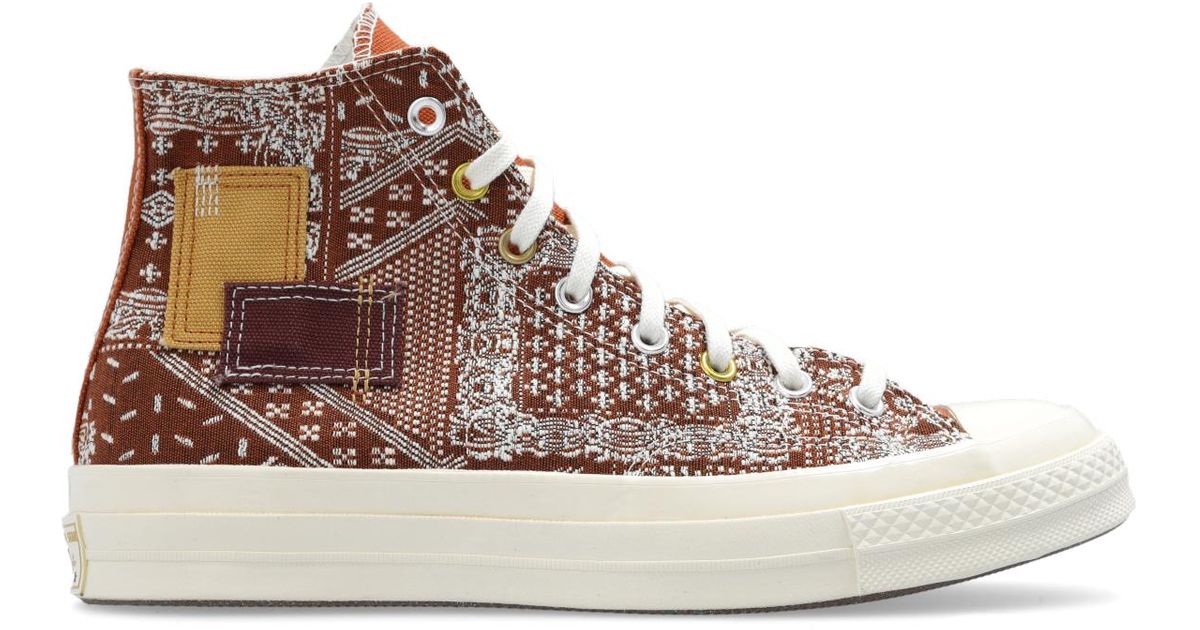 Converse Chuck 70 Patchwork Sneakers in Brown for Men | Lyst
