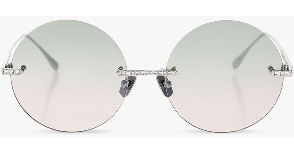 Anna Karin Karlsson 'crystal Nest 2.0' Sunglasses in Metallic | Lyst