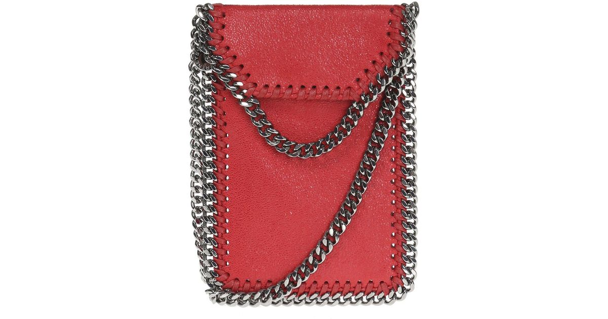 Stella McCartney Synthetic 'falabella' Mobile Phone Case in Red - Lyst