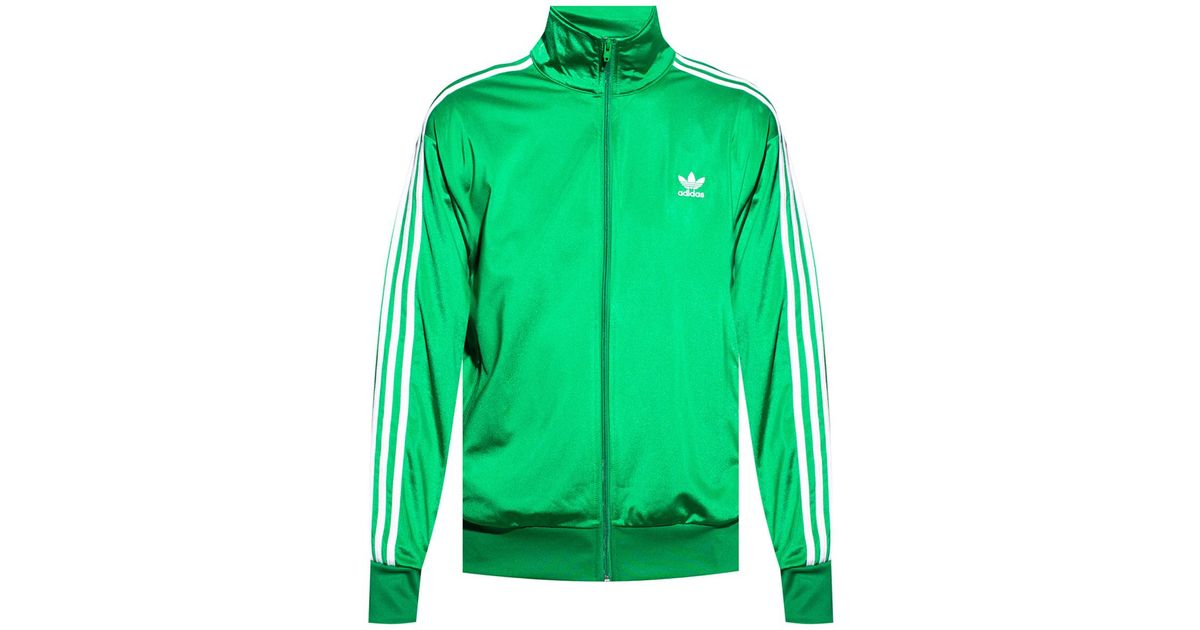 adidas Originals Track Jacket With Logo Green for Men | Lyst