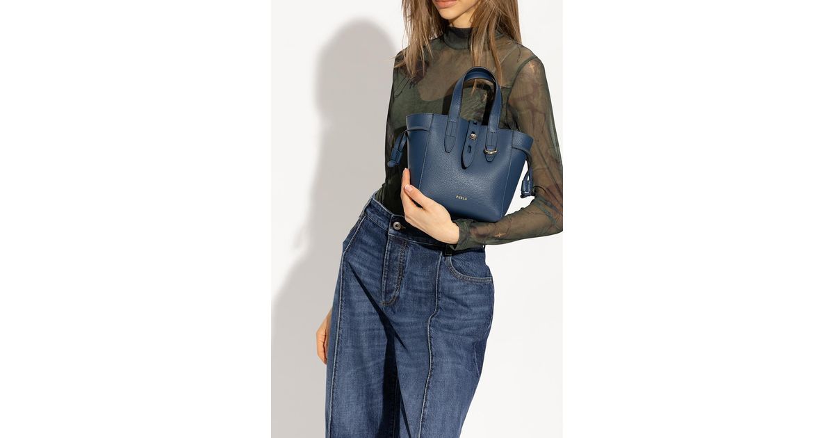 Furla Shoulder Bag in Blue Lyst