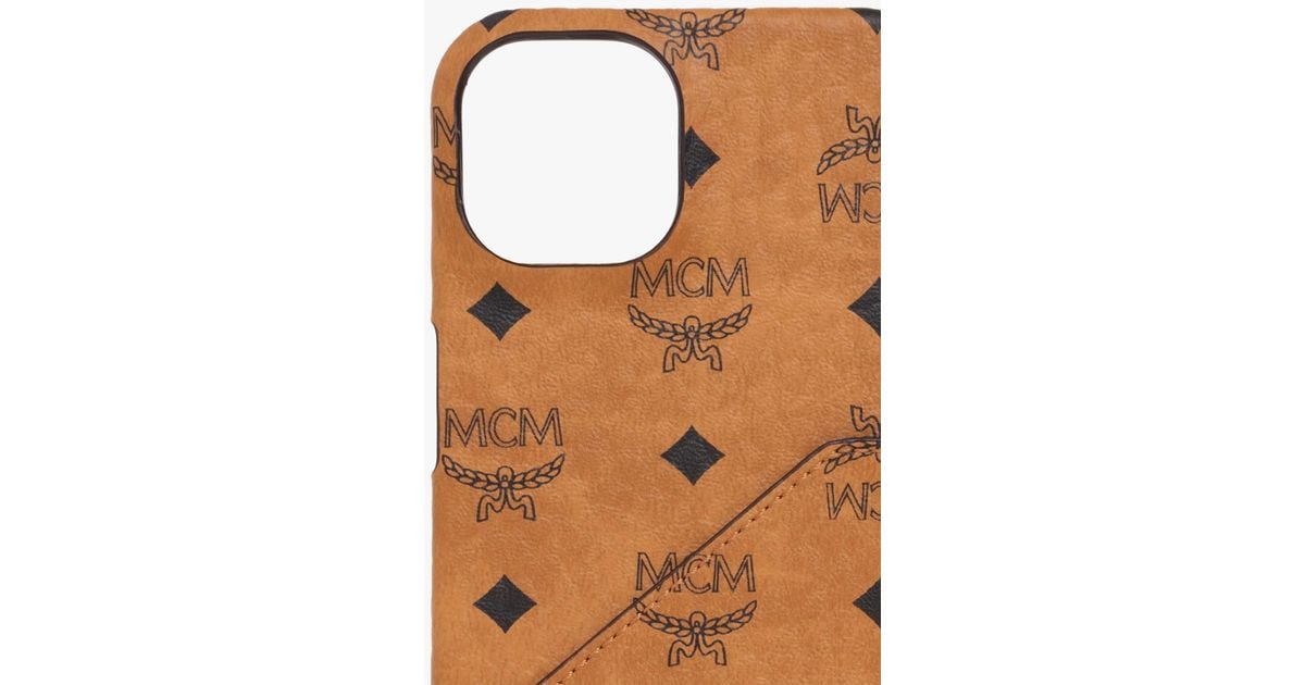 MCM Iphone 13 Case in Brown | Lyst
