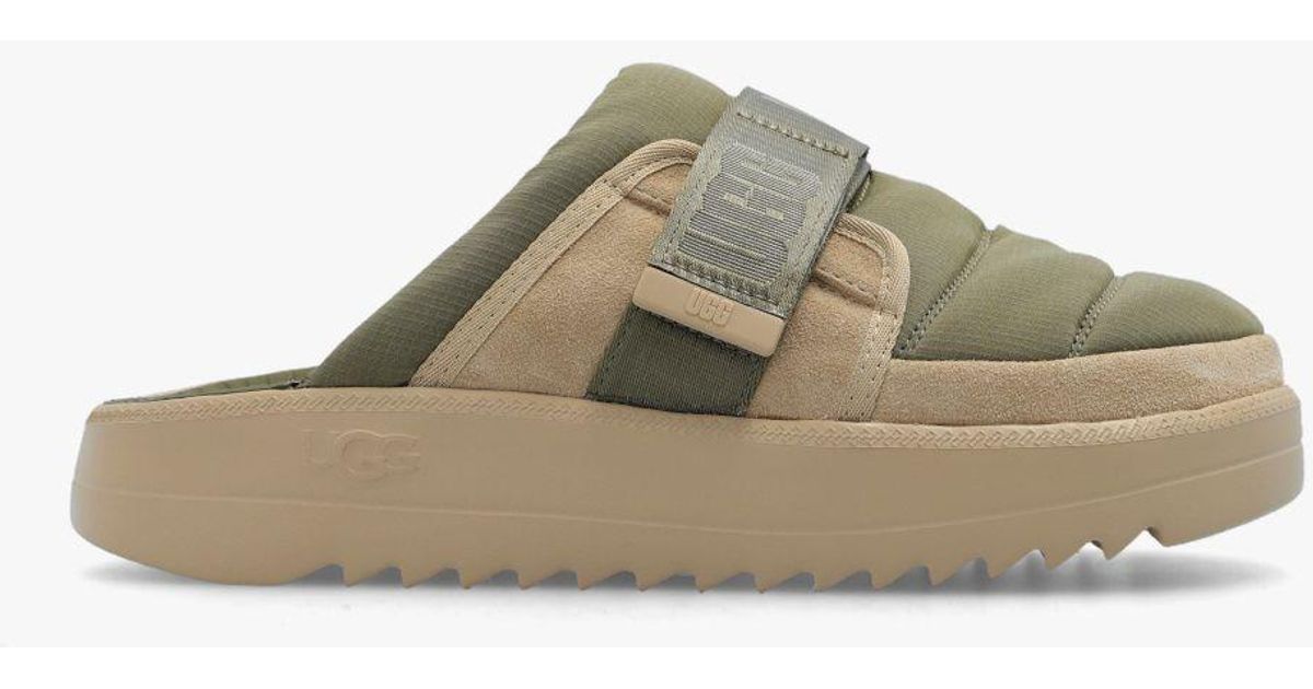 NEW UGG men\'s maxxer slide in moss green Mens Maxxer Slide 2.0 | UGG main image 2