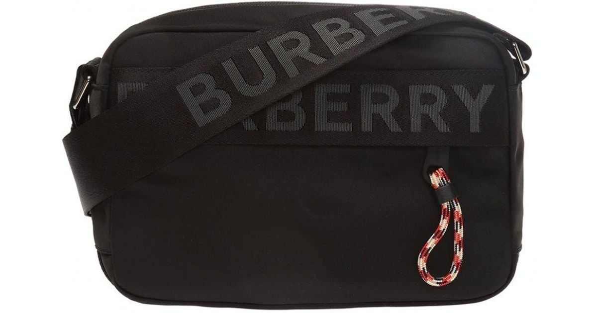 Burberry Leather 'paddy' Shoulder Bag in Black for Men Lyst