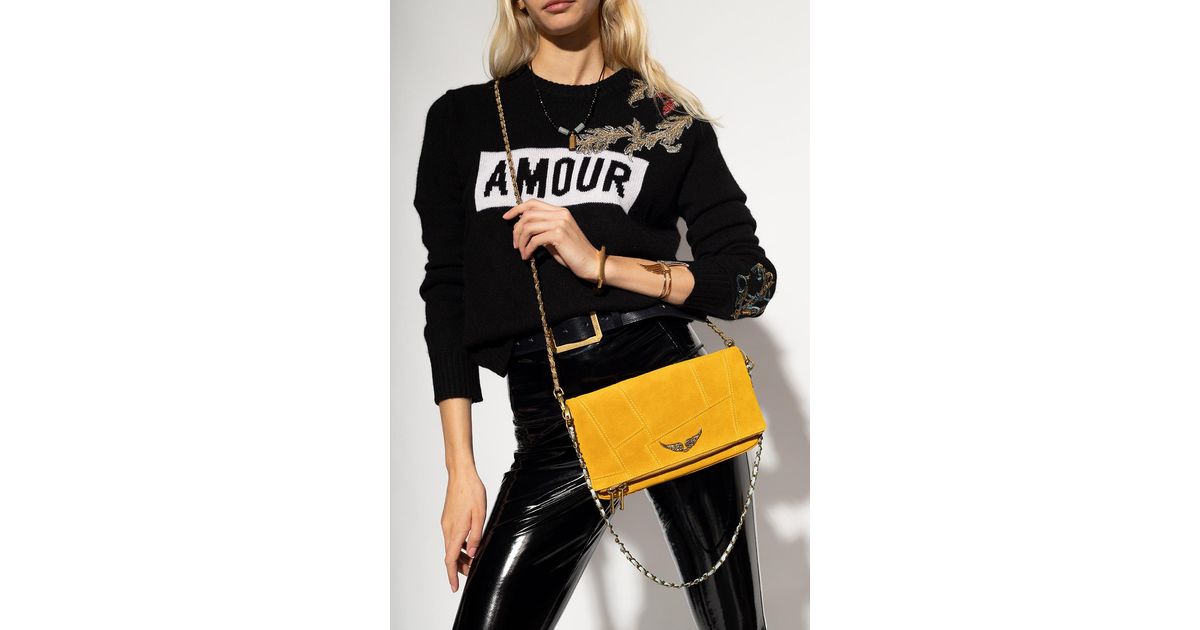 Zadig & Voltaire 'rock' Shoulder Bag in Black Lyst