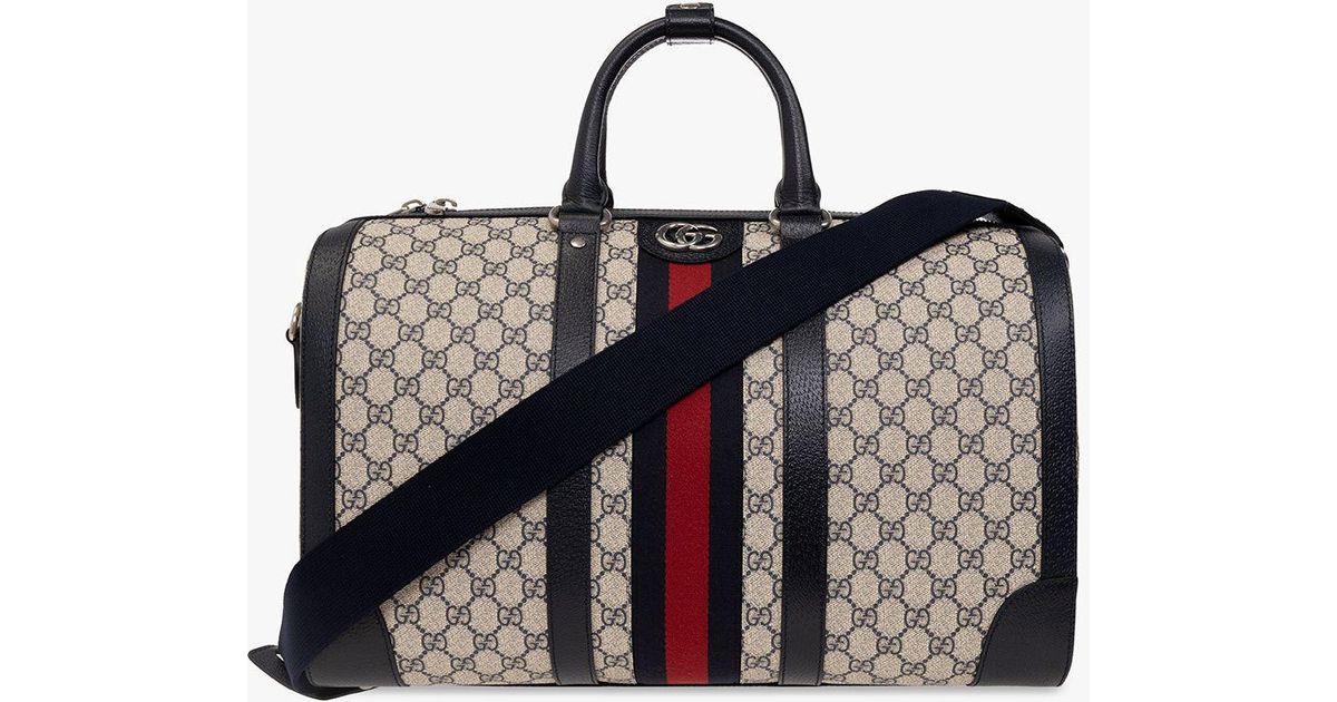 Gucci 'ophidia Small' Duffel Bag in Black | Lyst
