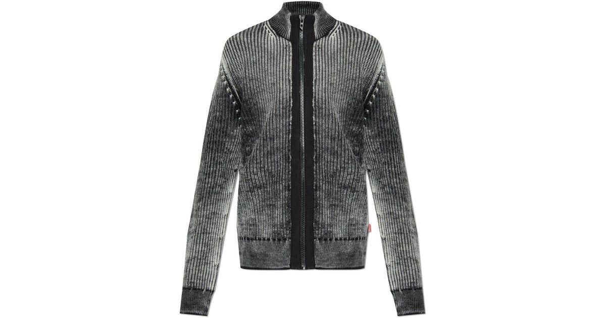 DIESEL Cardigan K-Arini in Black for Men | Lyst UK