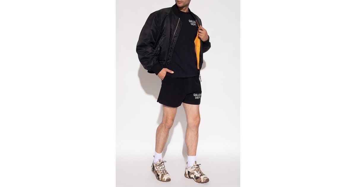 GALLERY DEPT. Shorts With Logo in Black for Men | Lyst