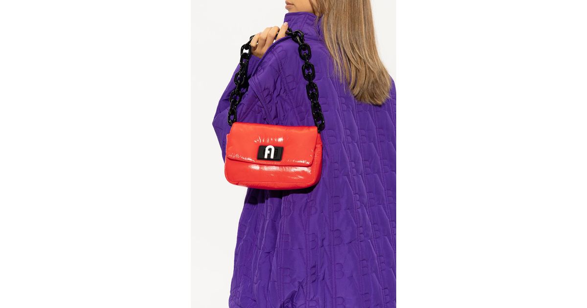 Furla Synthetic '1927 Soft Mini' Shoulder Bag in Neon (Purple) Lyst