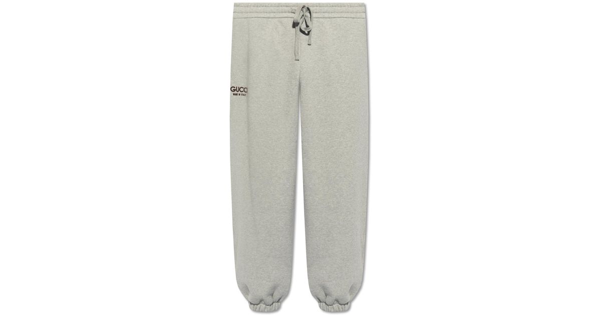 Gucci grey sweatpants 2025