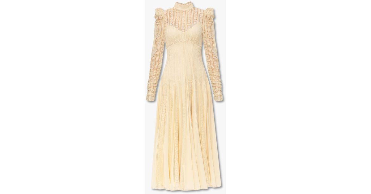 knee length dresses for ladies Altered Zimmermann Whitewave Laced Flip Dress