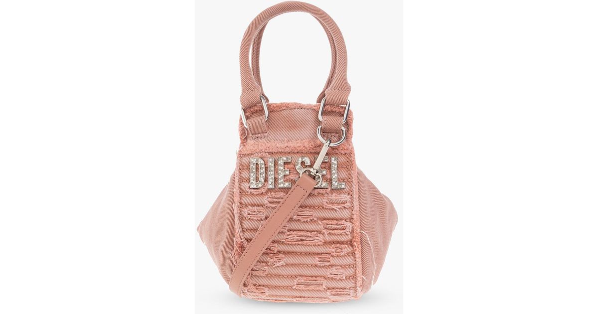 DIESEL 'd-vina-c' Shoulder Bag in Pink | Lyst Australia