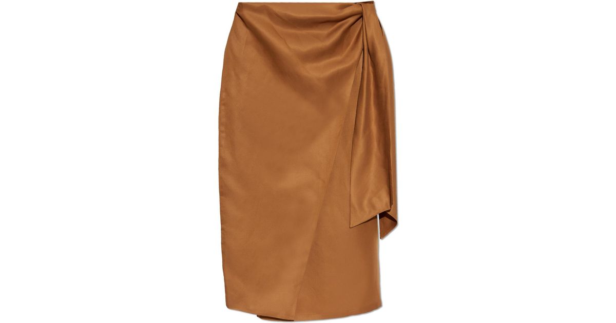 Max Mara Skirt Tequila in Brown | Lyst Canada