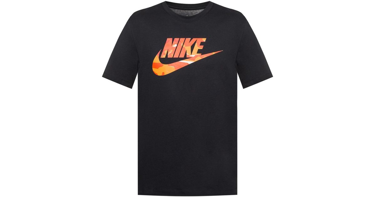 nike camo logo t shirt