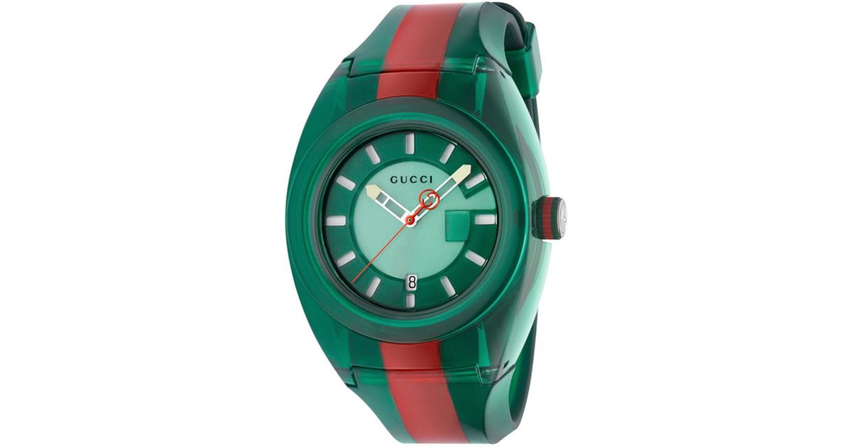 Gucci Sync Watch in Green for Men | Lyst