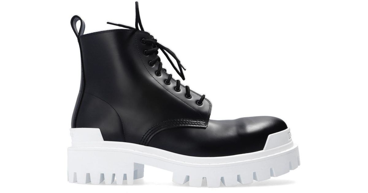 balenciaga platform boots