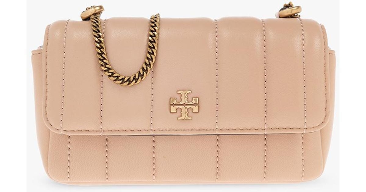 Tory Burch 'kira Mini' Quilted Shoulder Bag in Natural Lyst Canada